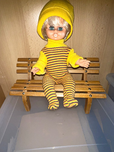 Babypuppe ddr blondes haar - babypuppe,